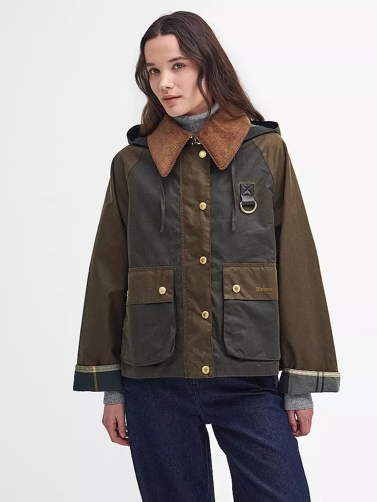 BARBOUR | Jacke REIGHTON WAX | olive