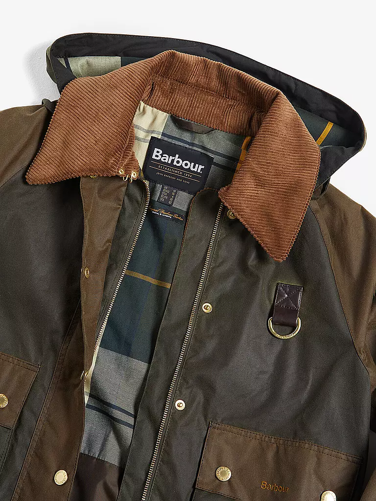 BARBOUR | Jacke REIGHTON WAX | olive