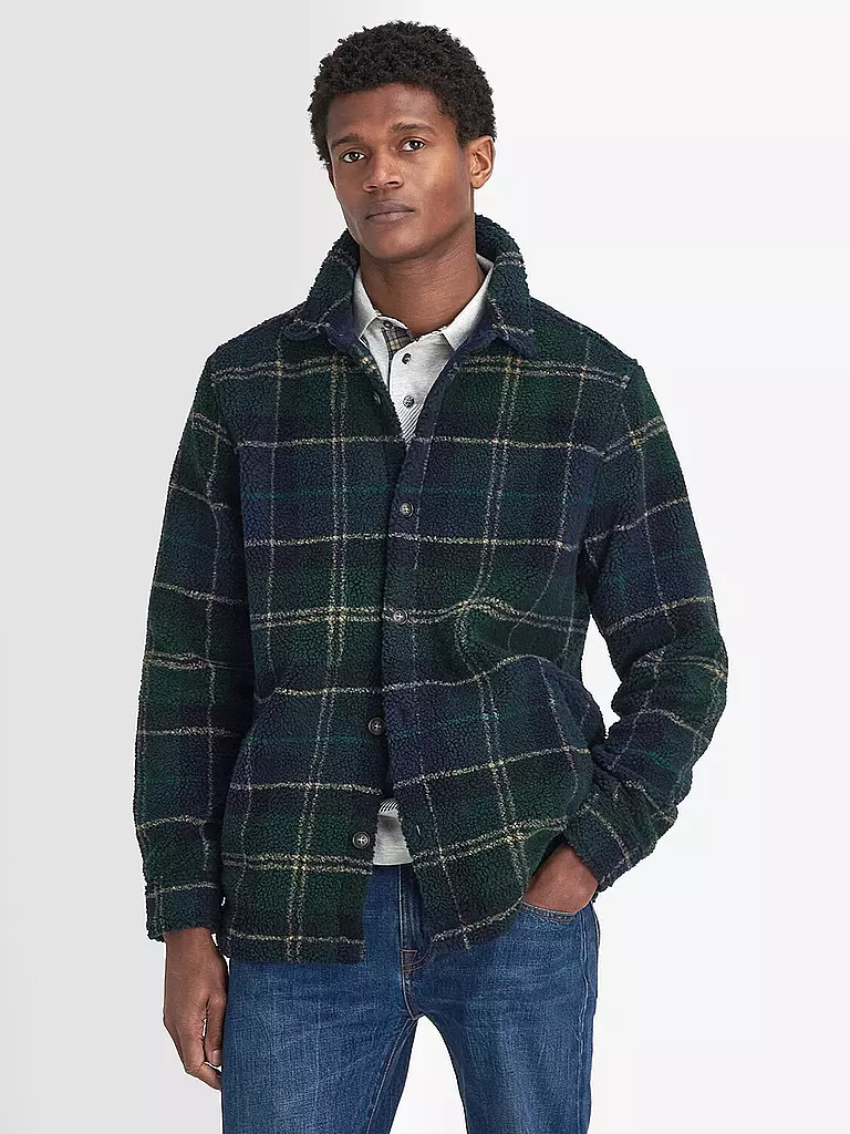 BARBOUR | Overshirt BRYSON TARTAN | dunkelgrün