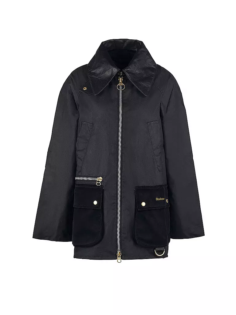 BARBOUR | Parka GUNNERSIDE WAX | schwarz