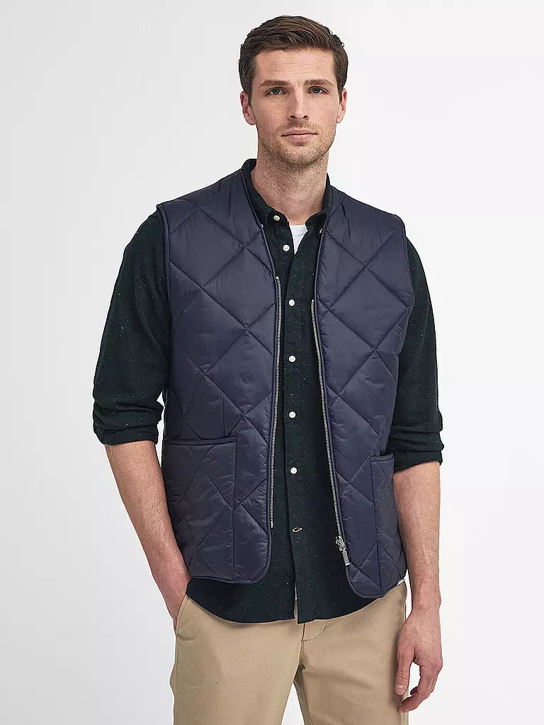 BARBOUR | Steppgilet  | dunkelblau