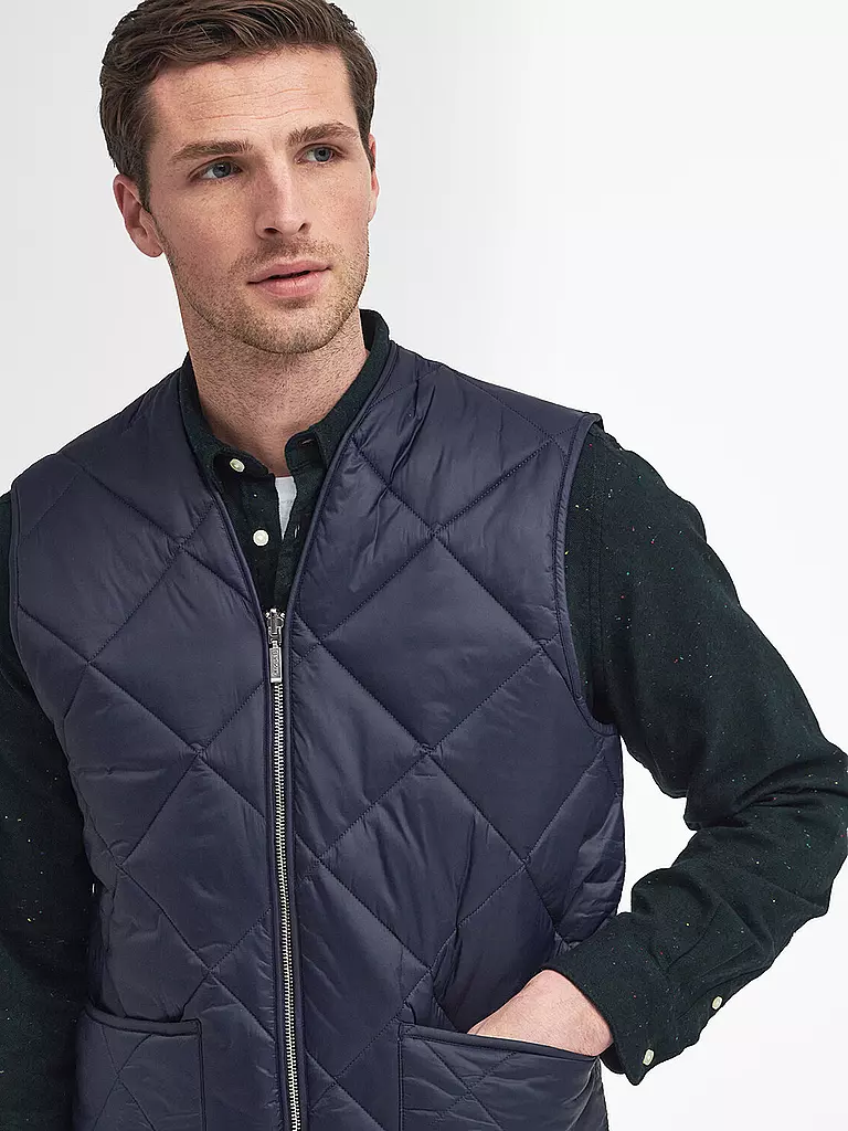 BARBOUR | Steppgilet  | dunkelblau