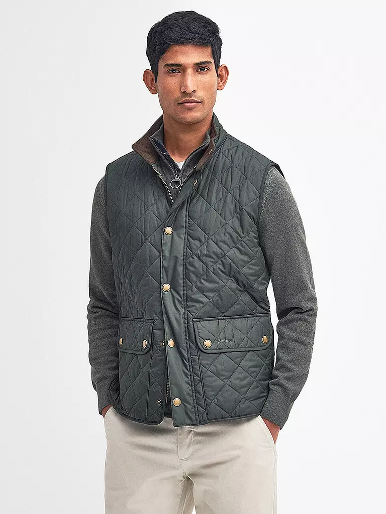 BARBOUR | Steppgilet LOWERDALE | dunkelblau