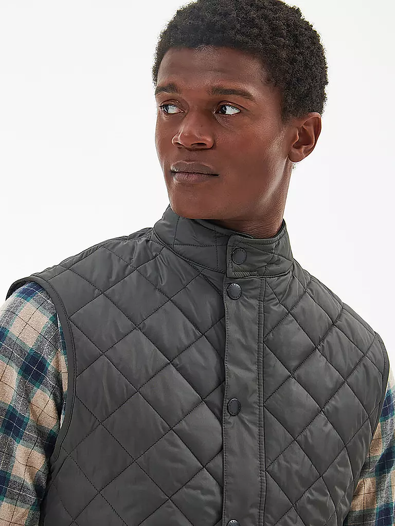 BARBOUR | Steppgilet LOWERDALE | grau