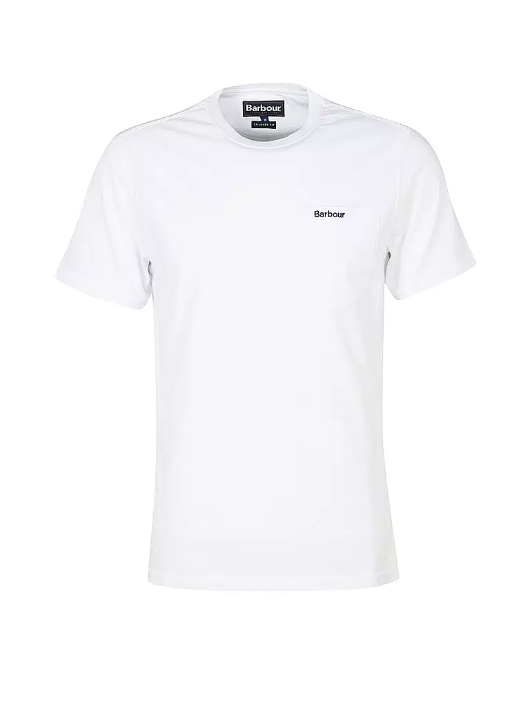 BARBOUR | T-Shirt LANGDON | weiss