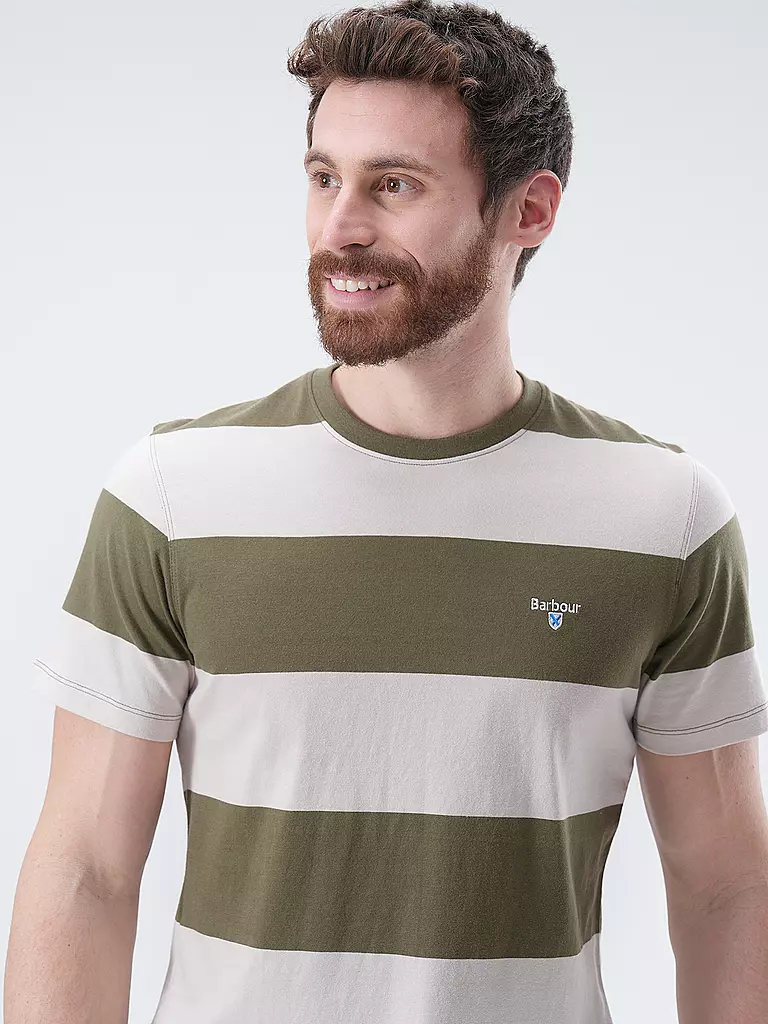 BARBOUR | T-Shirt WHALTON | grün