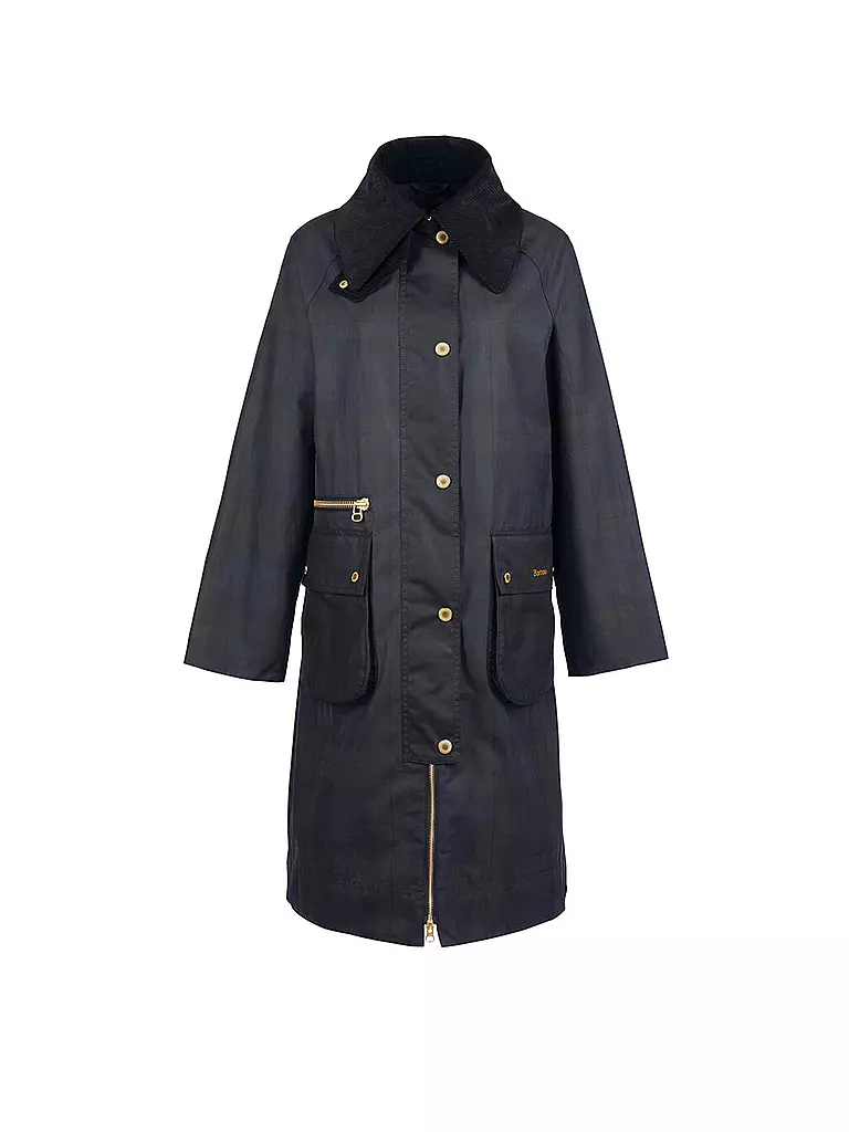 BARBOUR | Trenchcoat TOWNFIELD WAX | dunkelblau