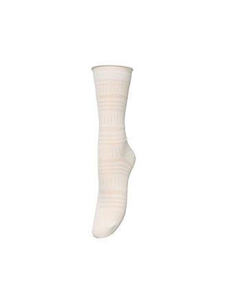 BECKSÖNDERGAARD | Damen Socken LUCRETIA Eggnog of White 