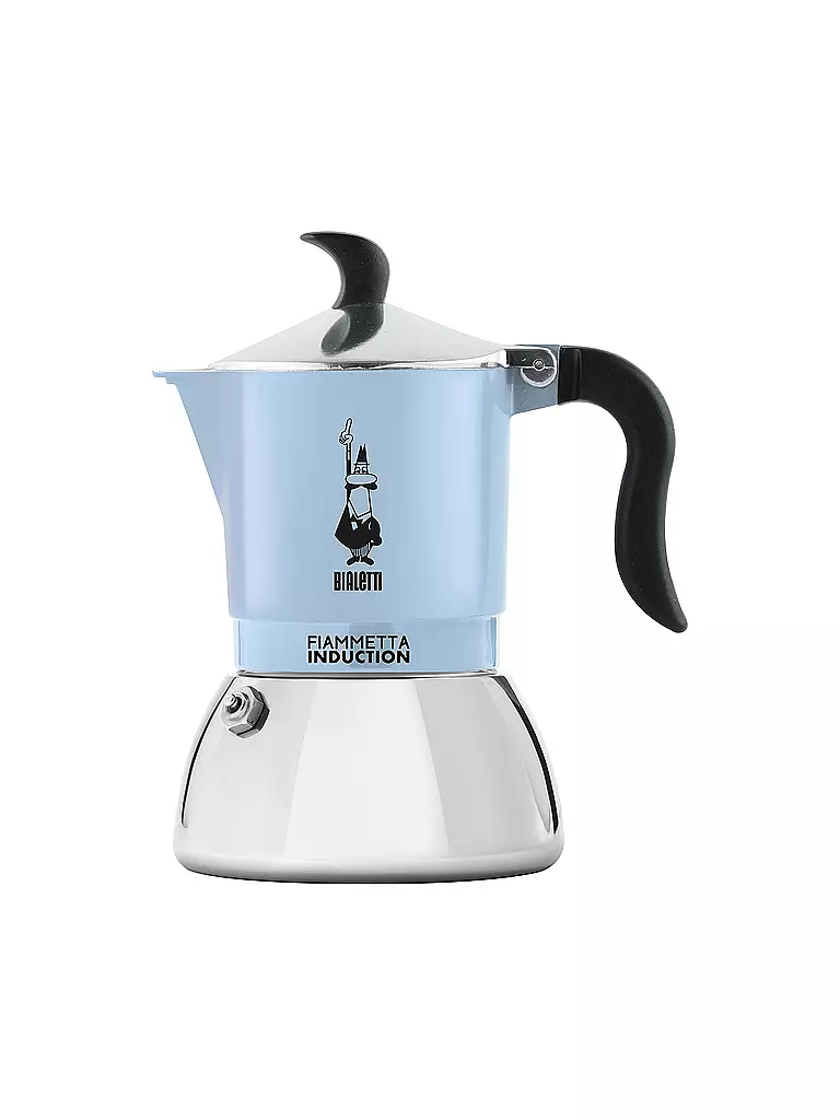 BIALETTI | Espressokocher FIAMMETTA Induction 4 Tassen Blau | hellblau