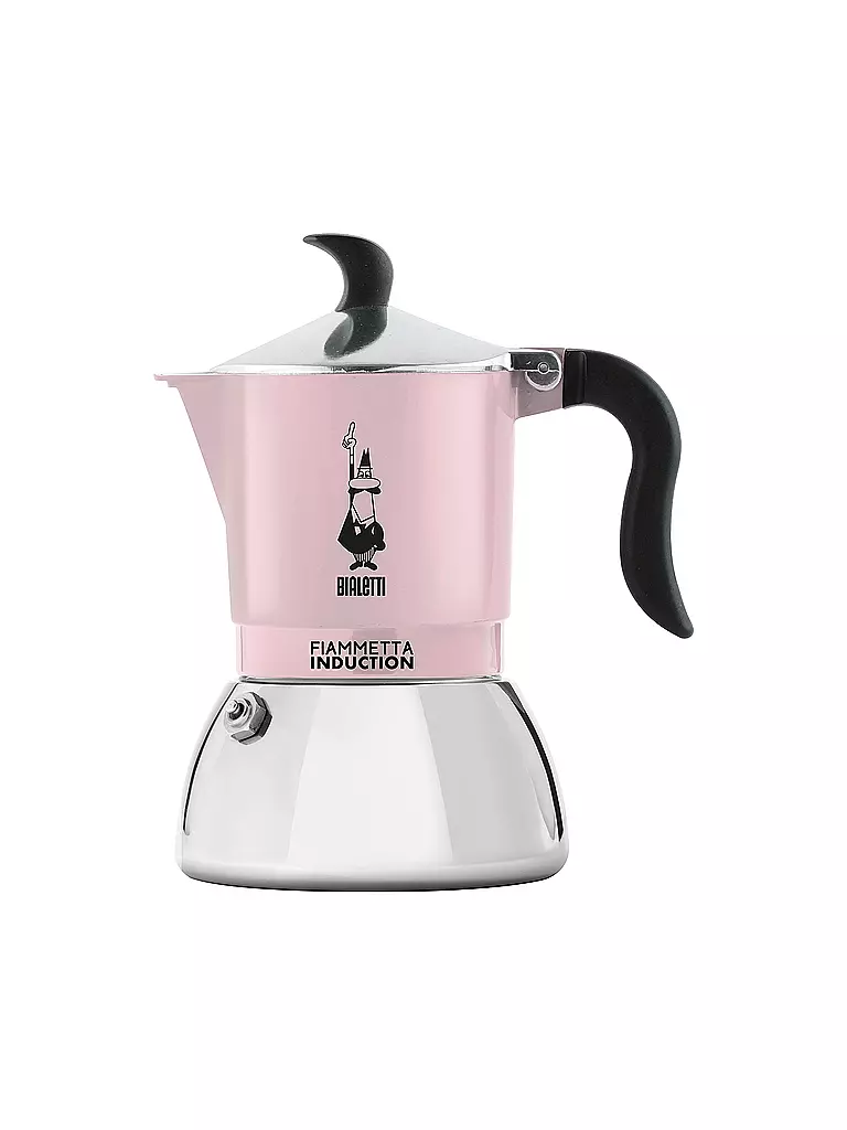 BIALETTI | Espressokocher FIAMMETTA Induction 4 Tassen Rosa | rosa