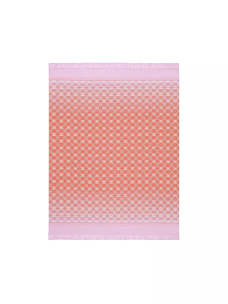 BIEDERLACK | Wohndecke - Plaid 150x200cm Charmed Summer Sola | rosa