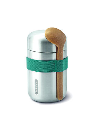 BLACK+BLUM | Thermosbehälter - Food Flask 400ml Ozean/Edelstahl