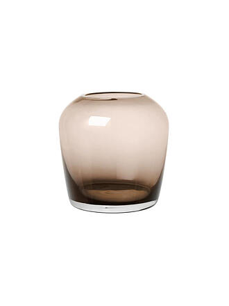 BLOMUS | Glas Vase LETA Small 13cm Coffee