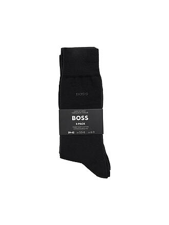 BOSS | Socken 5-Pkg black