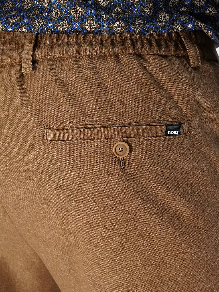 BOSS | Anzughose TECHFLANELL | camel