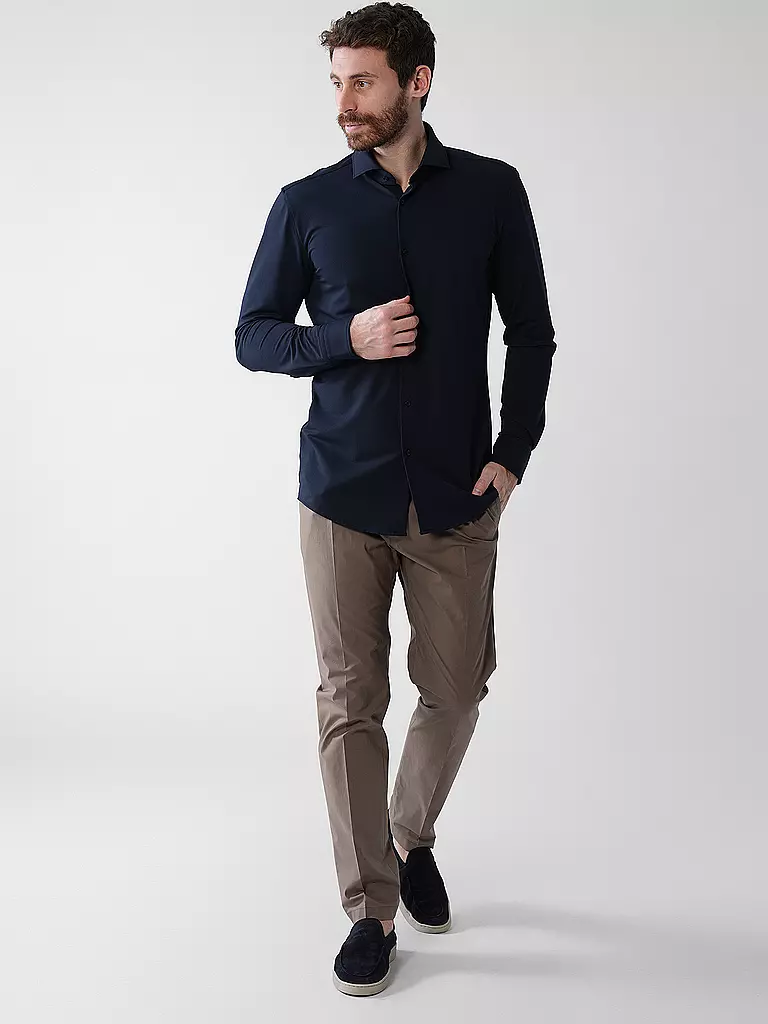 BOSS | Hemd Slim Fit HANK  | blau