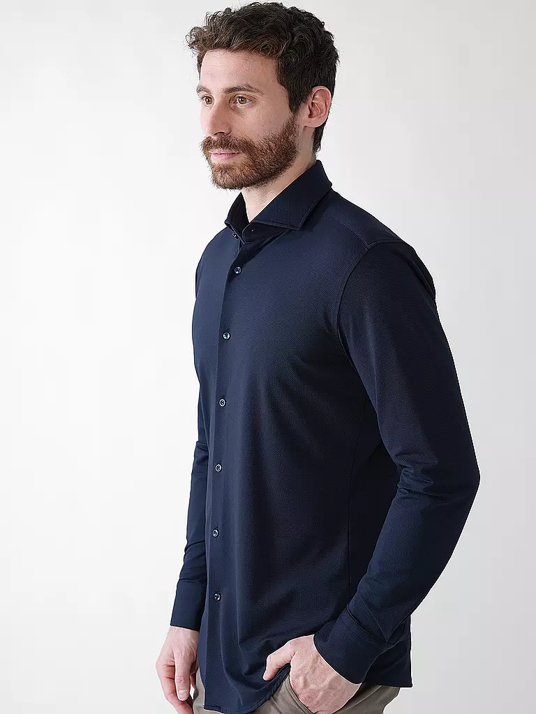 BOSS | Hemd Slim Fit HANK  | blau