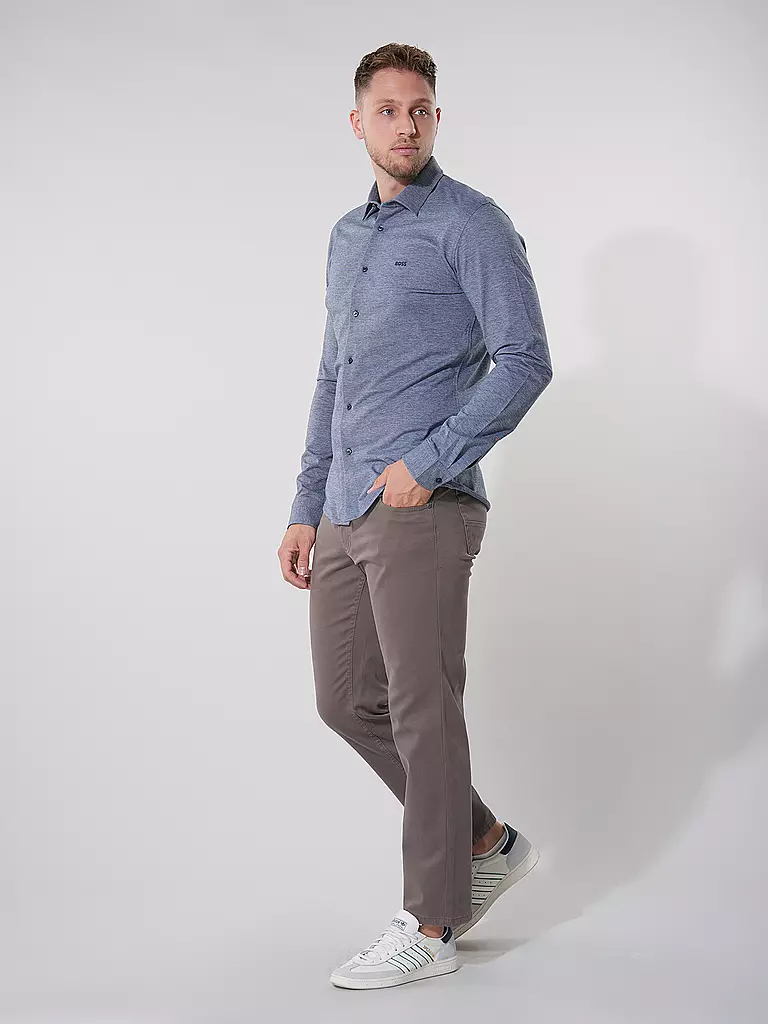 BOSS | Hemd Slim Fit MYSOFT | blau