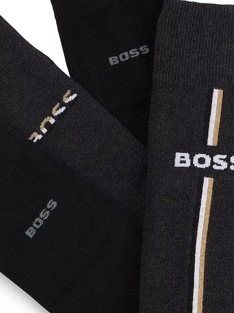 BOSS | Herren Socken Geschenkset 4-er Pkg 40-46 charcoal | grau