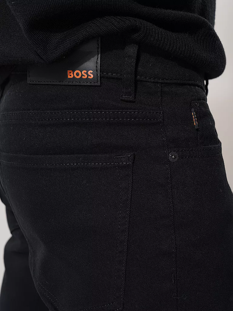 BOSS | Jeans Straight Fit MAINE  | schwarz