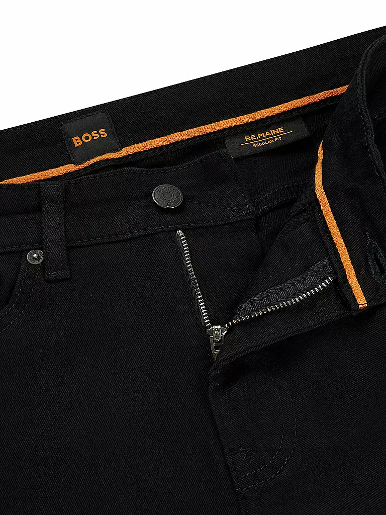 BOSS | Jeans Straight Fit MAINE  | schwarz