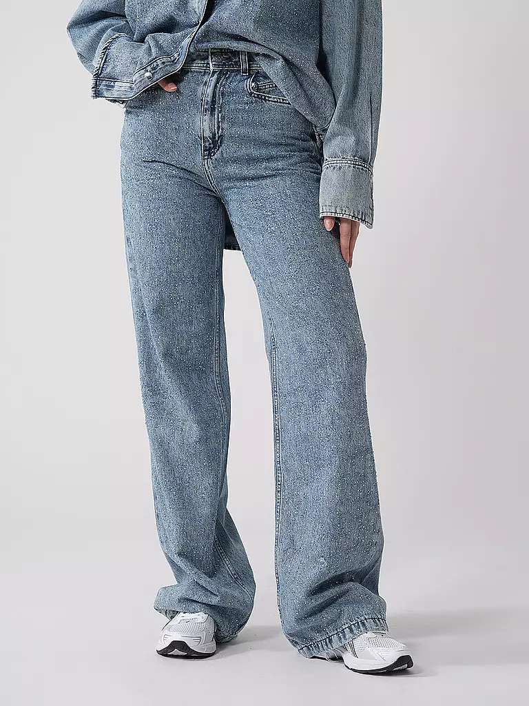 BOSS | Jeans Wide Leg Fit MARLENE | blau