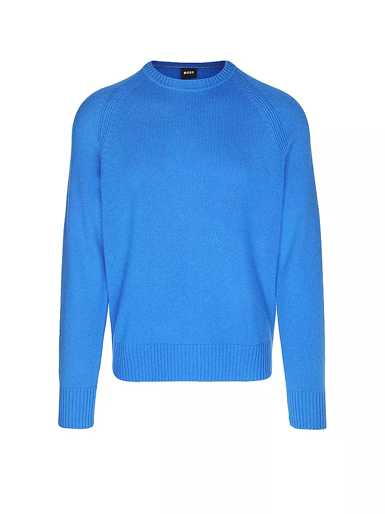 BOSS | Kaschmirpullover | blau