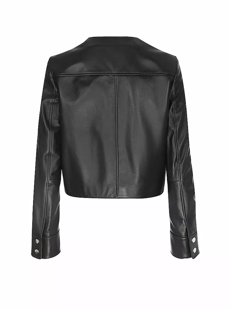 BOSS | Lederjacke SADENITA | schwarz