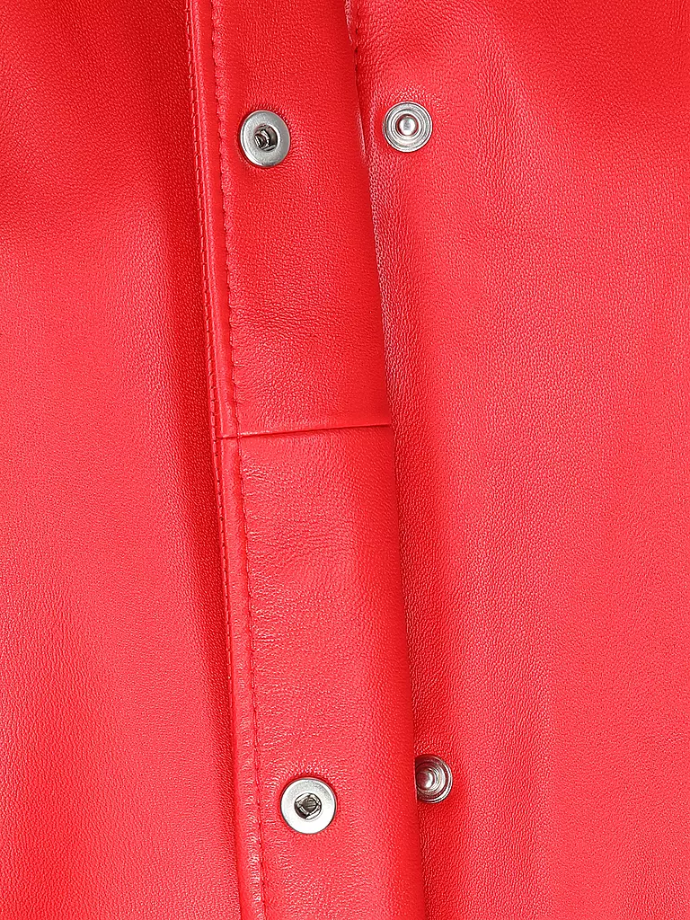 BOSS | Lederjacke SASSINA | rot