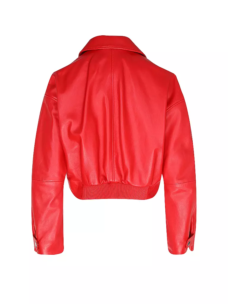 BOSS | Lederjacke SASSINA | rot