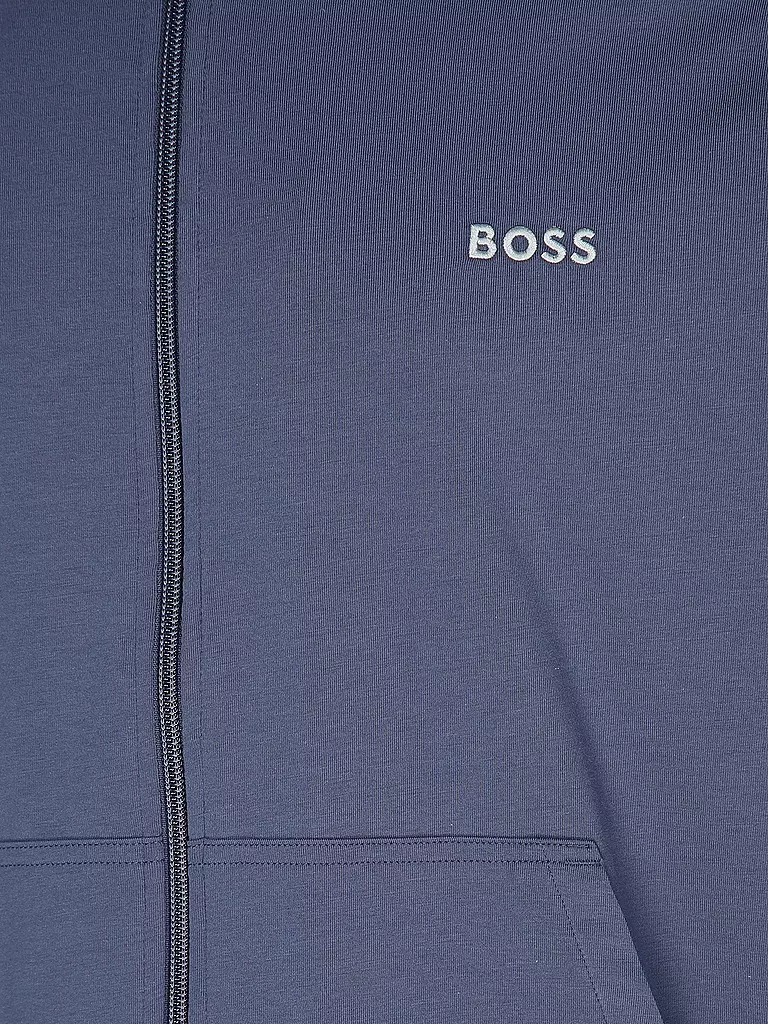 BOSS | Loungewear Jacke  | blau