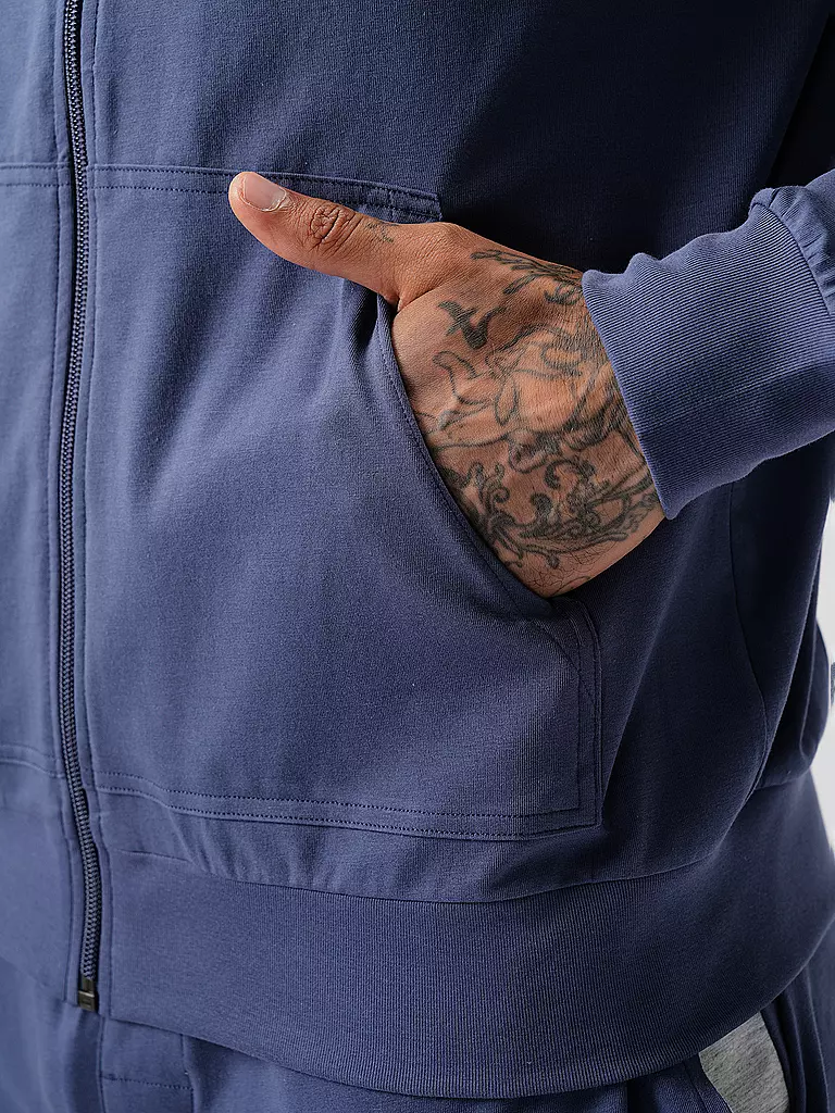 BOSS | Loungewear Jacke | blau