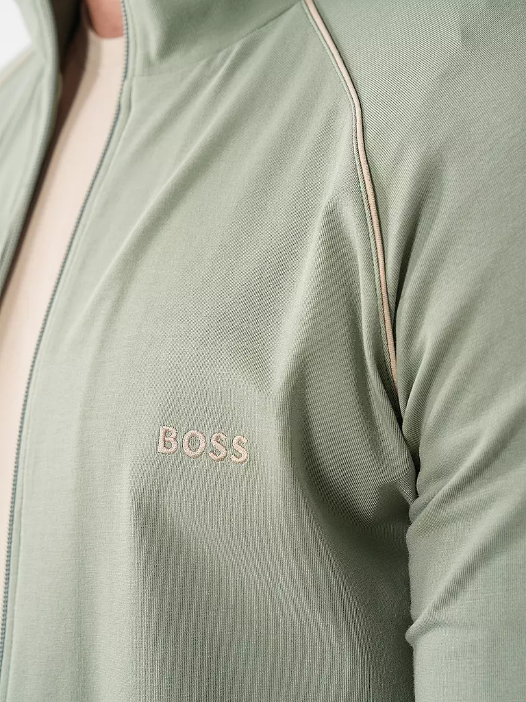 BOSS | Loungewear Jacke | hellgrün