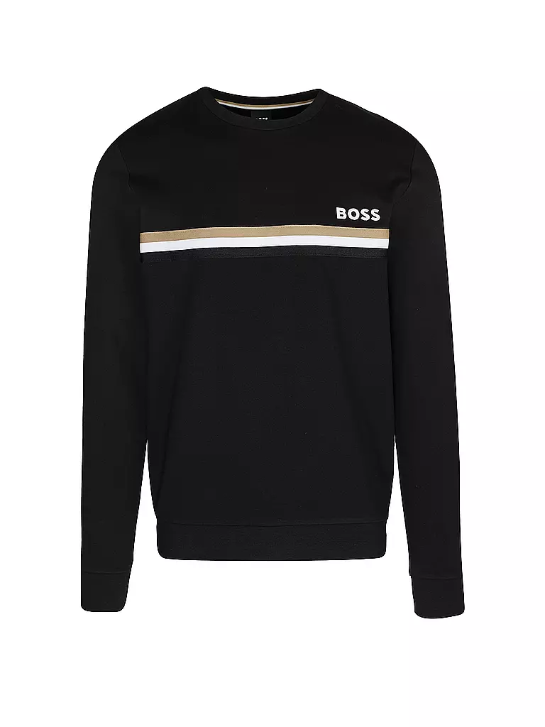 BOSS | Loungewear Sweater | schwarz