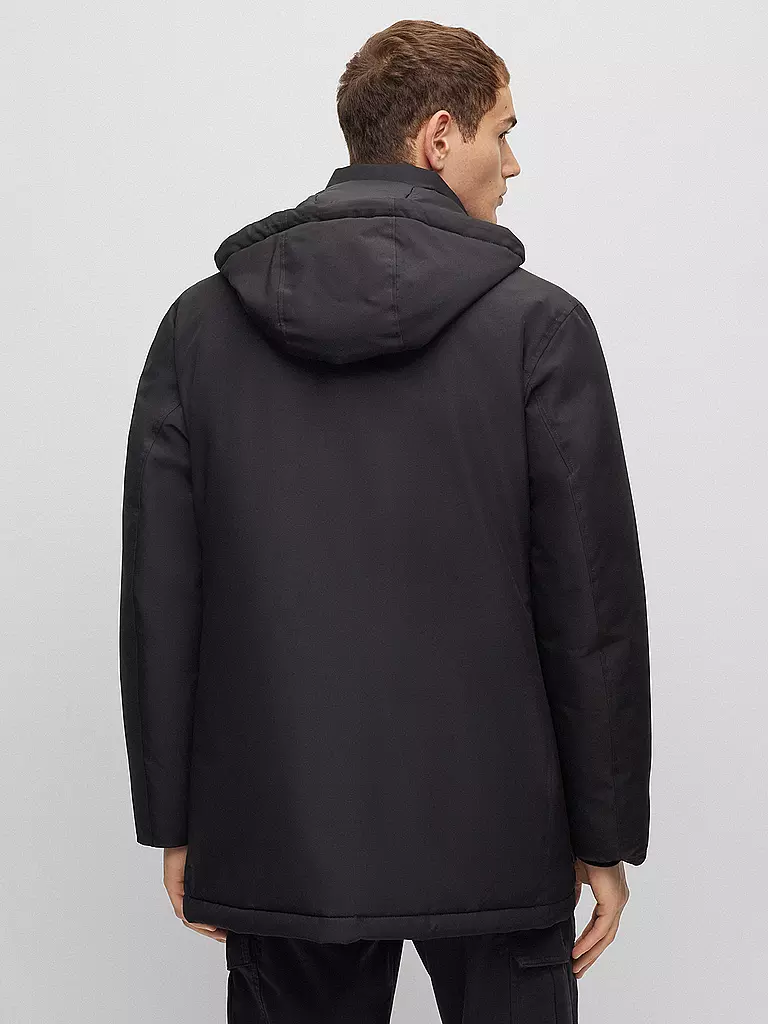 BOSS | Parka OSIASS | schwarz