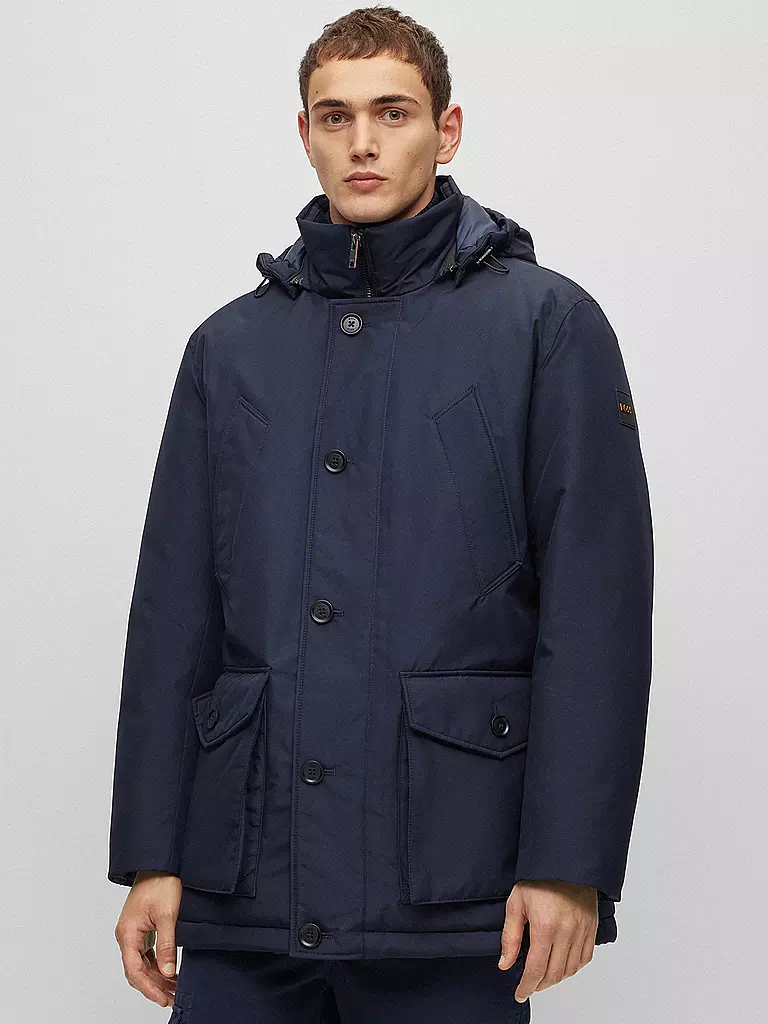 BOSS | Parka OSIASS | blau