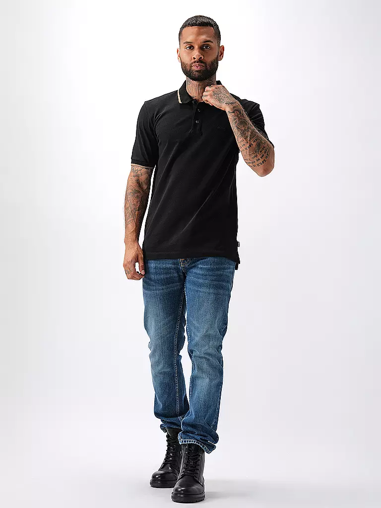 BOSS | Poloshirt PARLAY 190 | schwarz