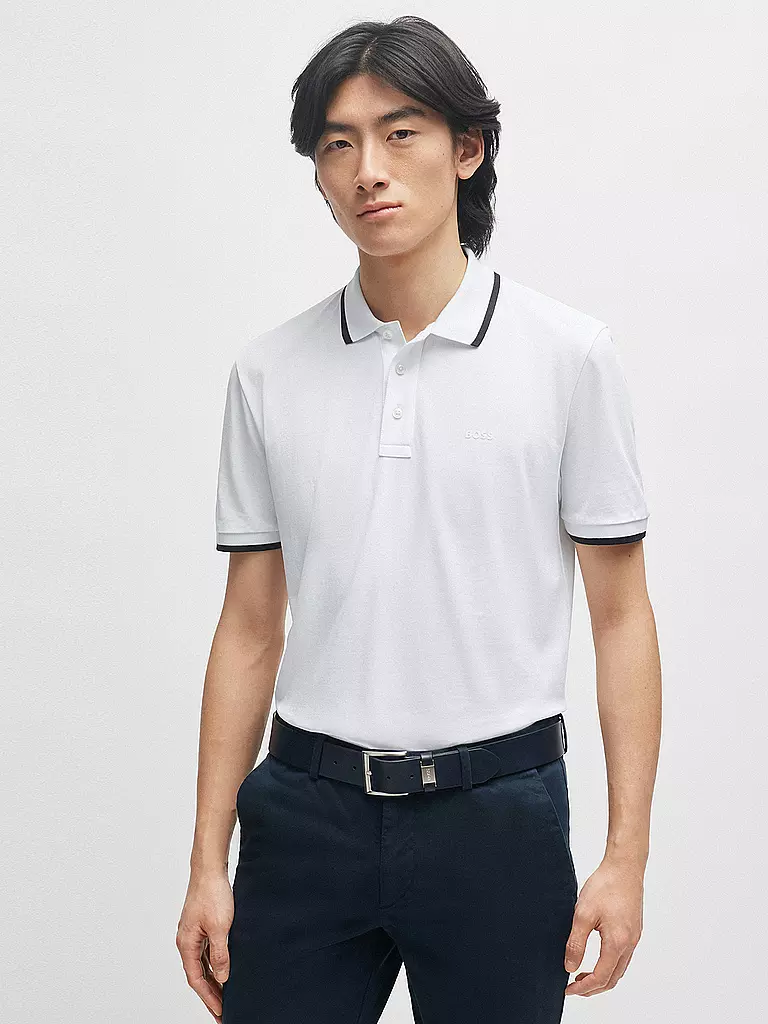 BOSS | Poloshirt PARLAY 190 | weiss