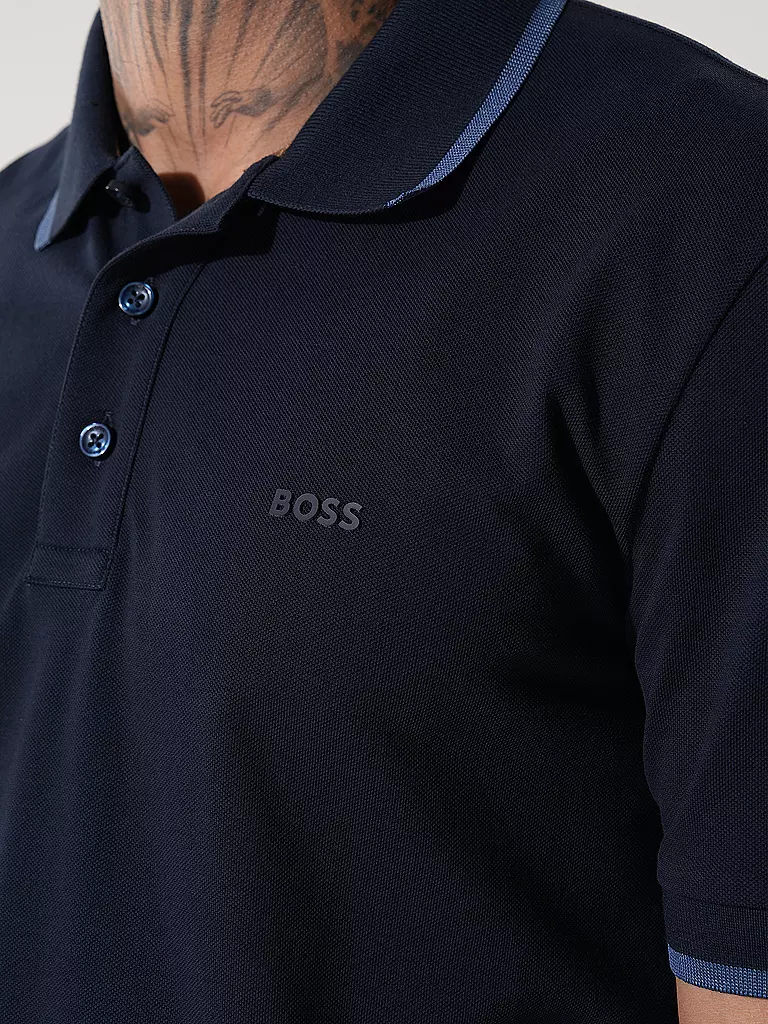 BOSS | Poloshirt PARLAY 190 | schwarz