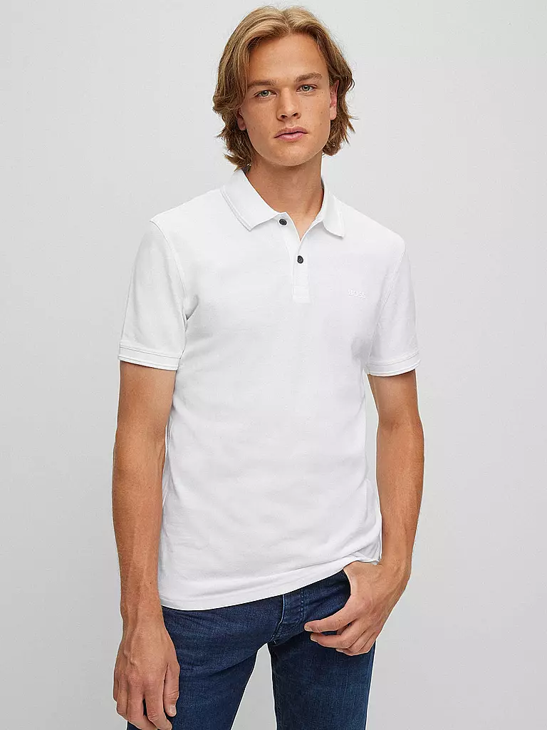 BOSS | Poloshirt Regular Fit PRIME | weiss