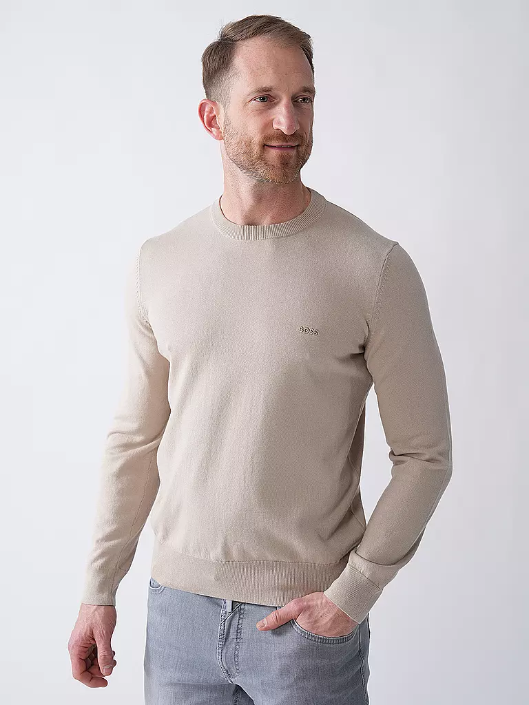 BOSS | Pullover Regular Fit PACAS-L  | beige