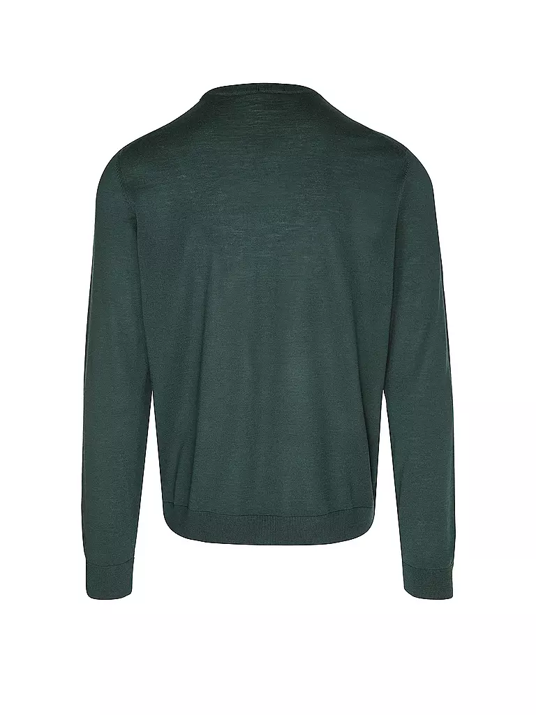 BOSS | Pullover Slim Fit LENO-P | dunkelgrün