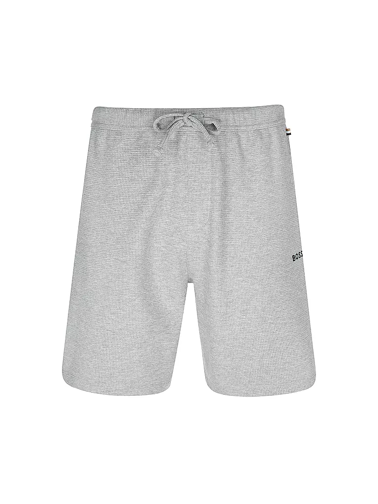 BOSS | Pyjamahose - Shorts | grau