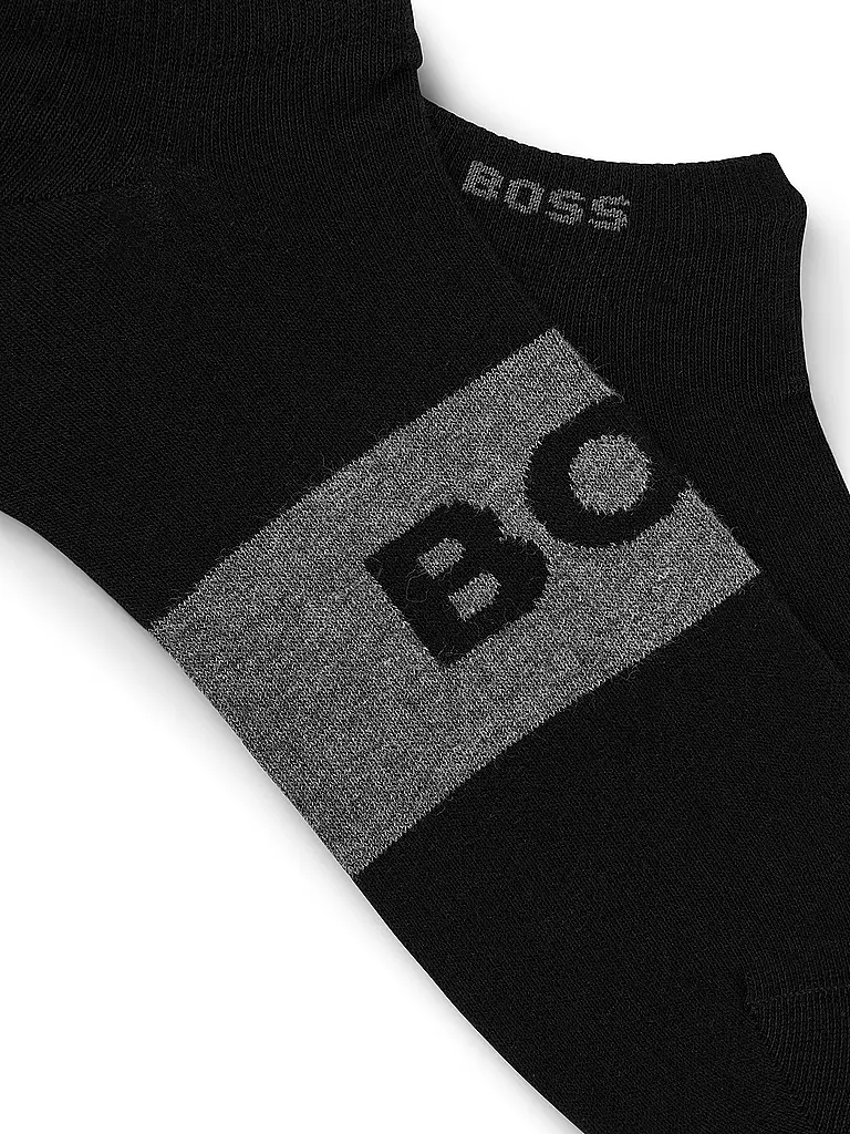 BOSS | Sneaker Socken 2er Pkg black | schwarz