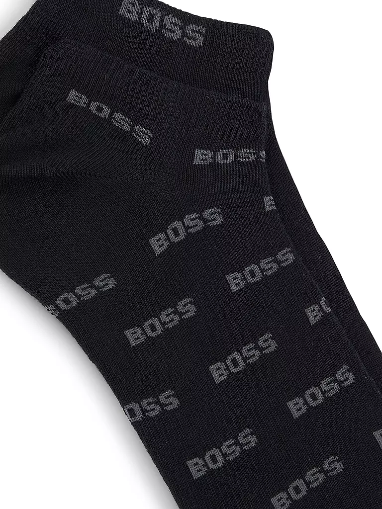 BOSS | Sneaker Socken 2er Pkg. black  | schwarz