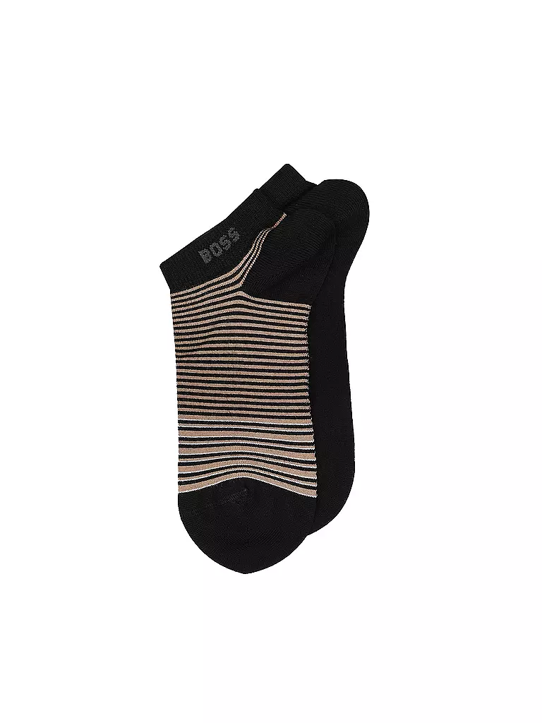 BOSS | Sneaker-Socken 2-er Pkg. black | schwarz