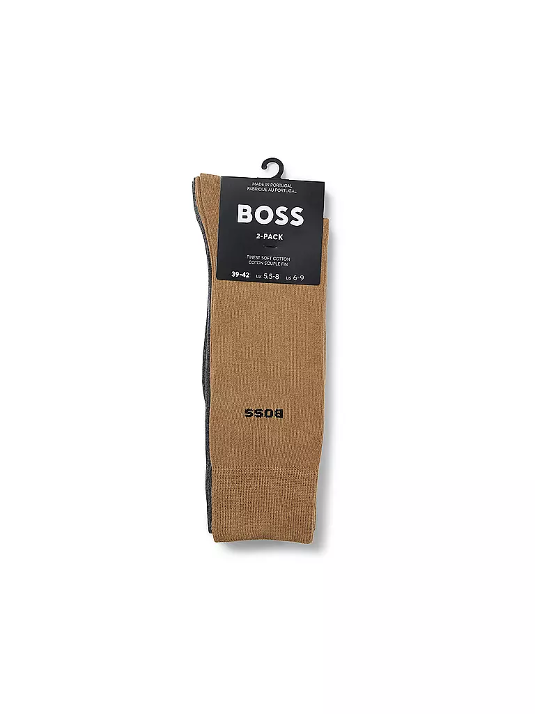 BOSS | Socken 2-er Pkg. medium beige | beige