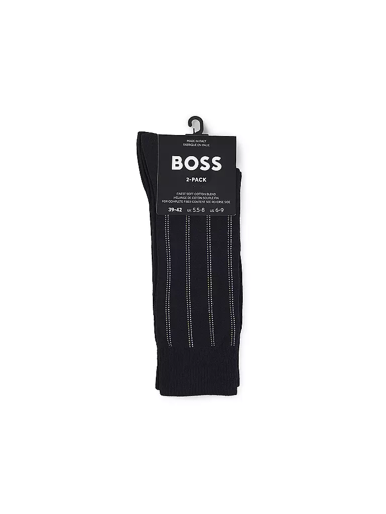 BOSS | Socken 2er Pkg dark blue | grau