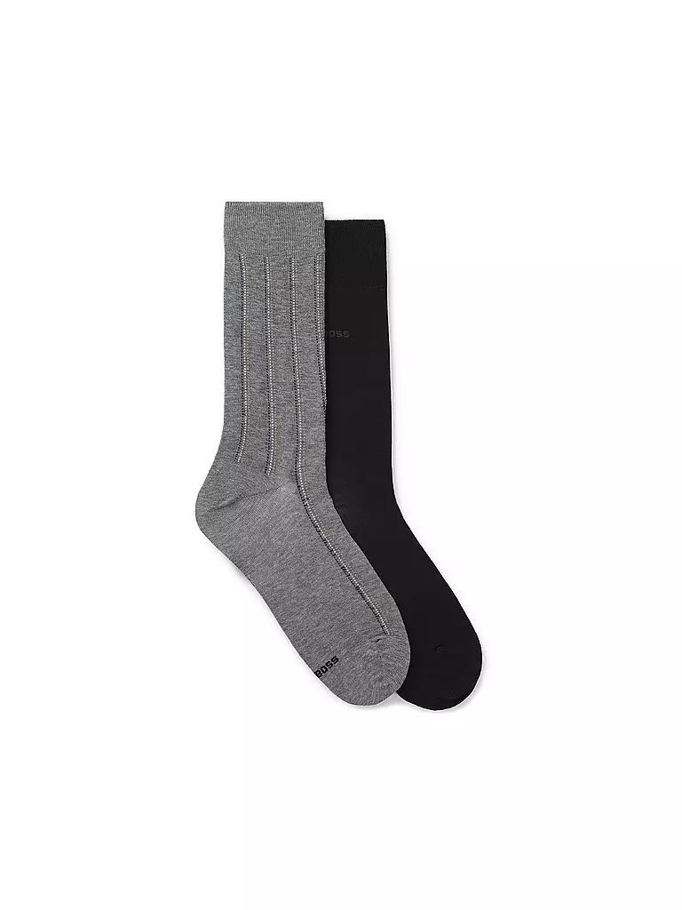 BOSS | Socken 2er Pkg medium grey | grau