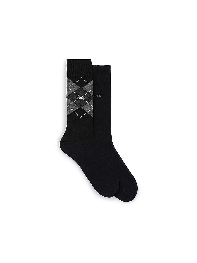 BOSS | Socken 2er Pkg. black | schwarz